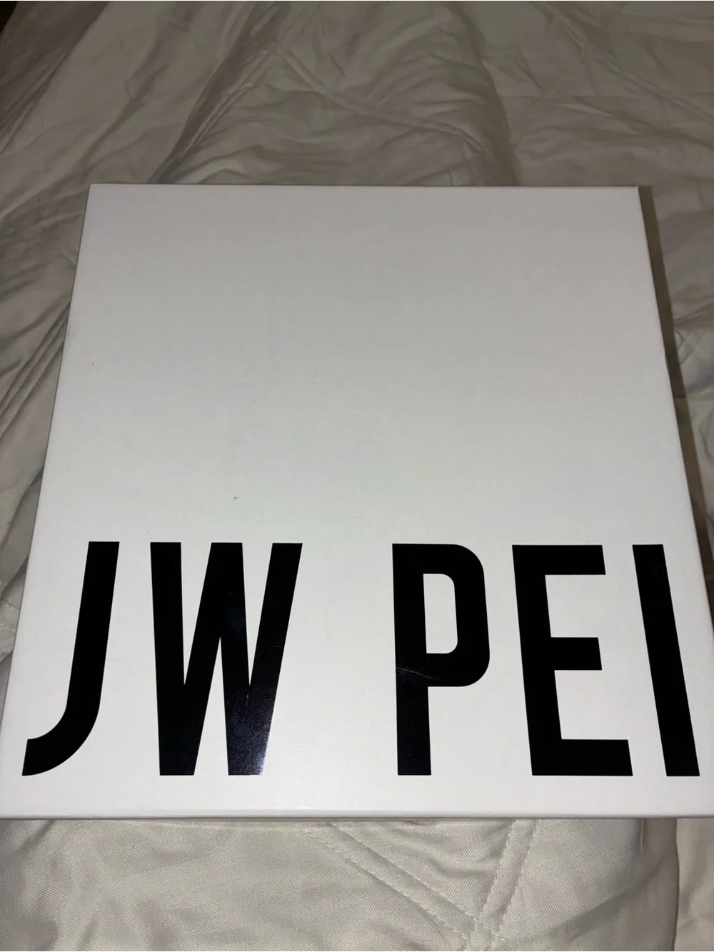 JW PEI Off-White Ruched Top-Handle Shoulder Bag